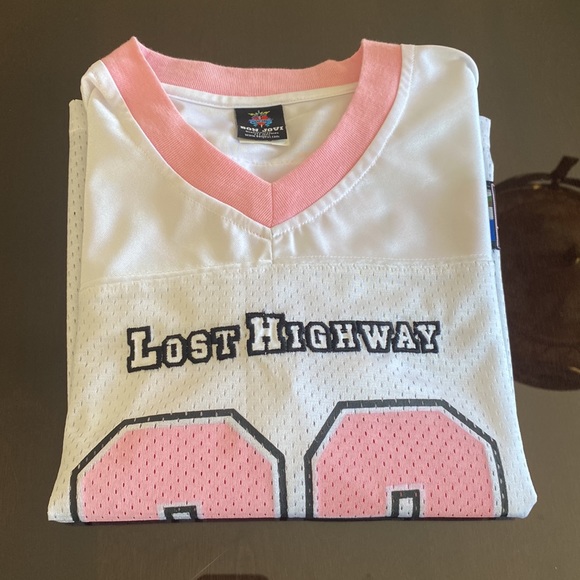 BON JOVI Lost highway world tour 2007-2008 jersey t-shirt. Women size S. - Picture 9 of 9